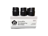CocoPix Accessory Bottles - Food Grade High Density Polyethylene (HDPE) Wide Mouth Bottle  BPA-Free. 200ml (7oz), Opaque,Pack of 6 front view